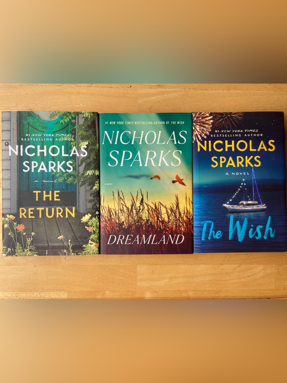 Nicholas Sparks Hard Cover Novels (3)